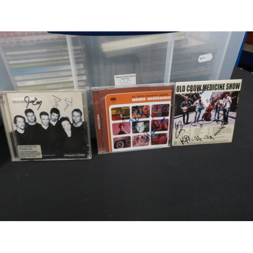 360 - CDs - Around 500 various CDs featuring signed examples, spanning the genres, artists include Stereop... 