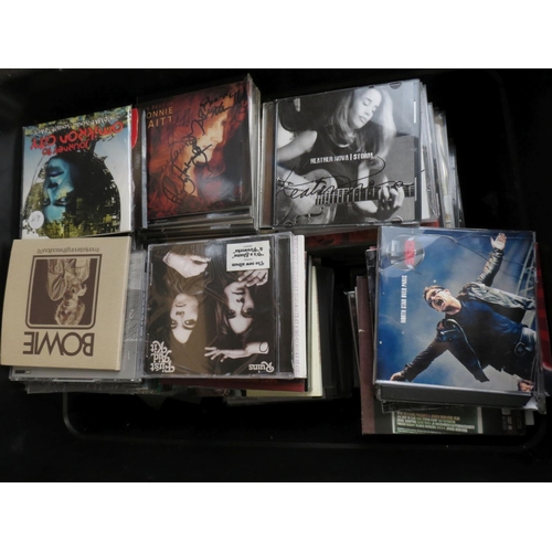 361 - CDs - Around 450 various CDs featuring signed examples, spanning the genres, artists include Rick Wa... 