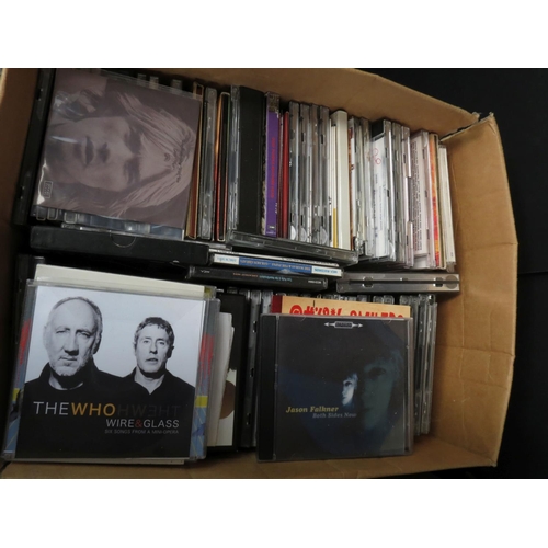 362 - CDs - Around 300 various CDs featuring signed examples, spanning the genres, artists includeBeatles,... 