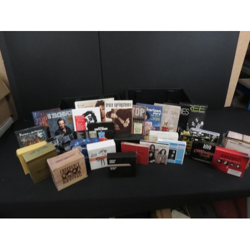 375 - CDs - 28 CD Box Sets to include The Cure, Bruce Springsteen, Creedence Clearwater Revivl, ZZ Top, Zo... 