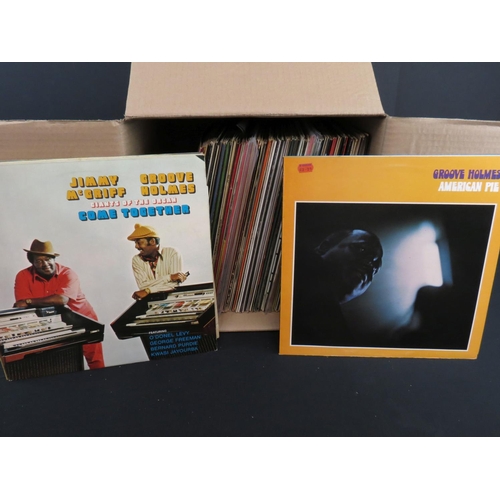 295 - Vinyl - Approx 70 Jazz LPs including Richard Groove Holmes, Jimmy McGriff, Les McCann, Johnny Hodges... 