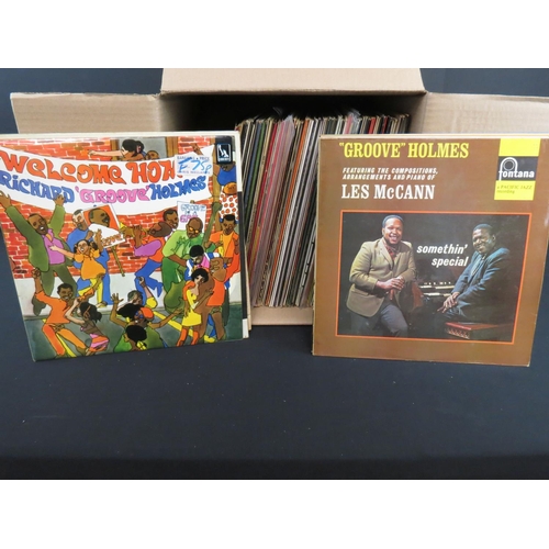 295 - Vinyl - Approx 70 Jazz LPs including Richard Groove Holmes, Jimmy McGriff, Les McCann, Johnny Hodges... 