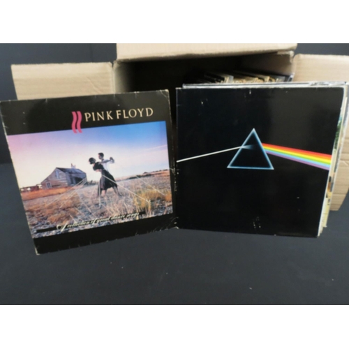 302 - Vinyl - Approx 30 Pink Floyd LPs including multiple copies of The Wall and other duplication.  Condi... 