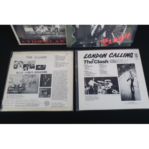 102 - Vinyl - Punk Rock - The Clash and related - 4 UK albums, to include: The Clash (original UK 1st pres... 