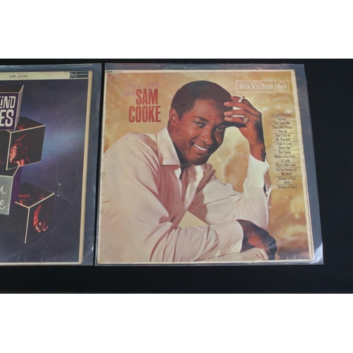 117 - Vinyl - Sam Cooke - 3 rare original UK pressing albums to include: Twistin’ The Night Away (UK Livin... 