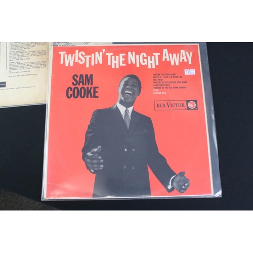 117 - Vinyl - Sam Cooke - 3 rare original UK pressing albums to include: Twistin’ The Night Away (UK Livin... 