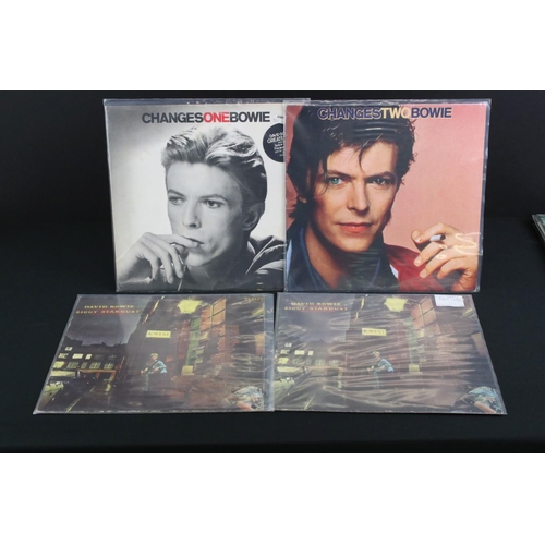 162 - Vinyl - 16 David Bowie LPs spanning his career to include Ziggy Stardust, Pinups, Space Oddity, Chan... 