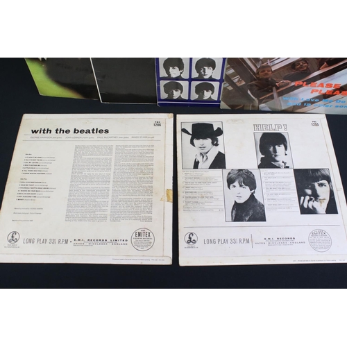 165 - Vinyl - 8 The Beatles mono LPs to include Please Please Me (no Sold In UK text), A Hard Days Night (... 