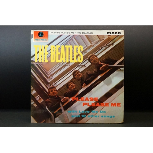 1 - Vinyl - The Beatles Please Please Me on Parlophone PMC 1202 mono with black and gold labels, Dick Ja... 