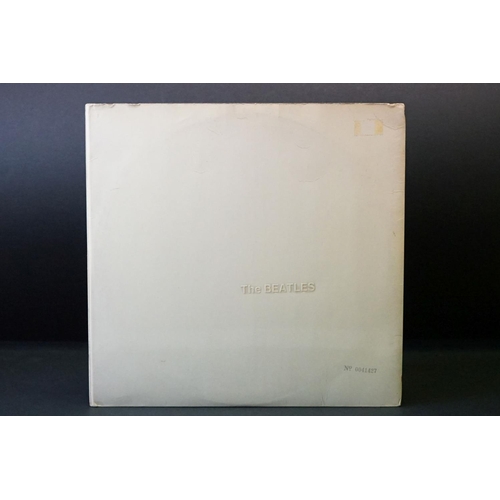 13 - Vinyl - The Beatles White Album PMC 7067/8 No.0041427 mono, top loader, no poster, 4 photos (Ringo b... 