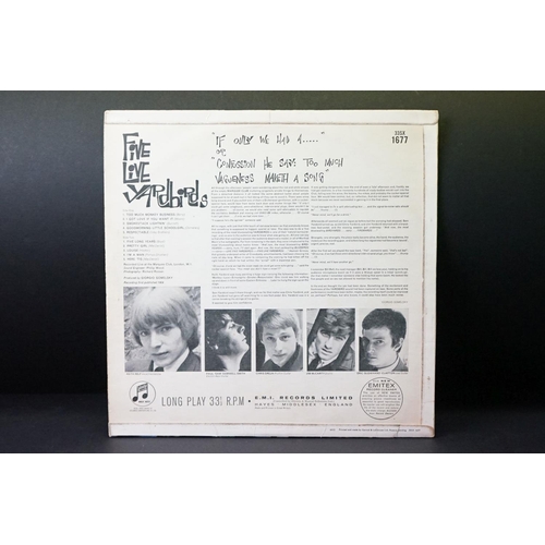 133 - Vinyl - 10 Original 1960s mainly Mod / Beat LPs to include The Yardbirds Five Live Yardbirds Vg/Vg, ... 