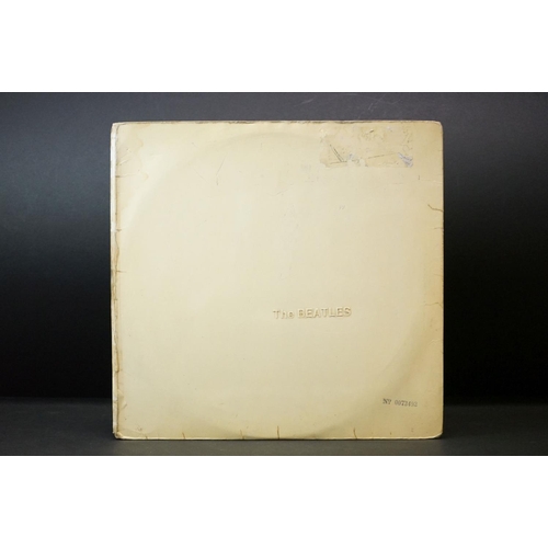 14 - Vinyl - The Beatles White Album PMC 7067/8 No. 0073492 mono, top loader, no poster or photographs, i... 