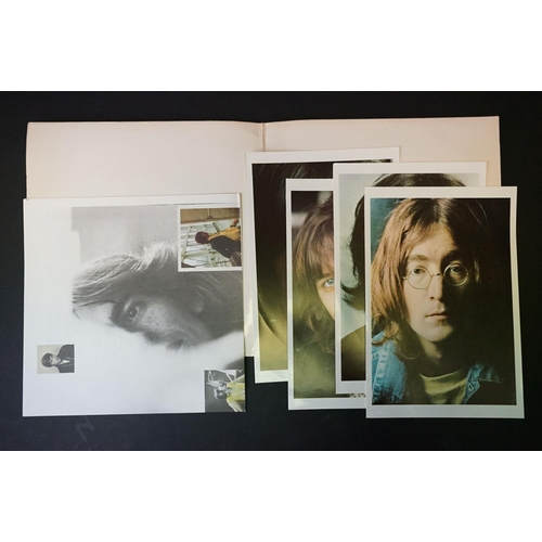 15 - Vinyl - The Beatles White Album PCS 7067/8 Stereo.  Unnumbered, side opener, poster and 4 photos, wh... 