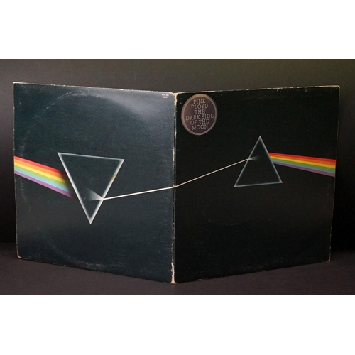 159 - Vinyl - Pink Floyd The Dark Side Of The Moon on Harvest SHVL 804.  Solid blue triangle on labels.  A... 