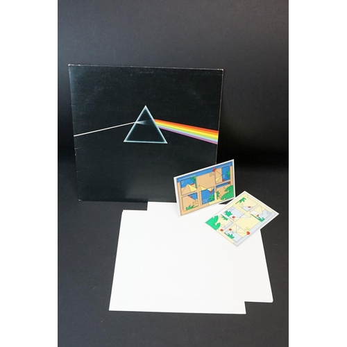 161 - Vinyl - 8 Pink Floyd LPs spanning their career to include Dark Side Of The Moon x 2, Delicate Sound ... 