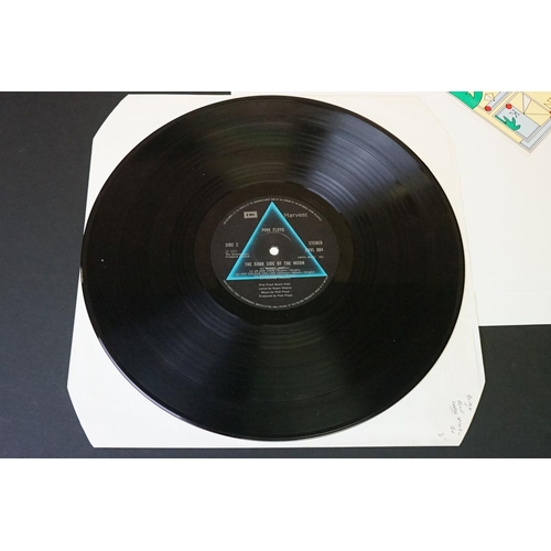 161 - Vinyl - 8 Pink Floyd LPs spanning their career to include Dark Side Of The Moon x 2, Delicate Sound ... 