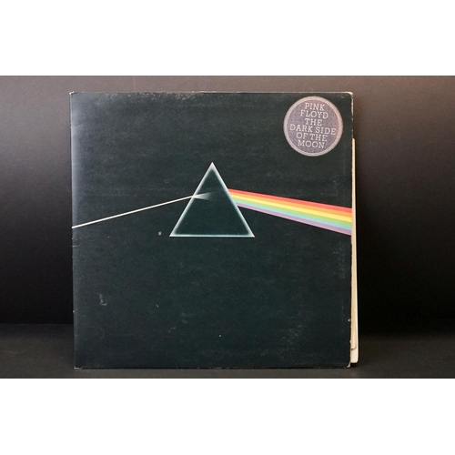 161 - Vinyl - 8 Pink Floyd LPs spanning their career to include Dark Side Of The Moon x 2, Delicate Sound ... 