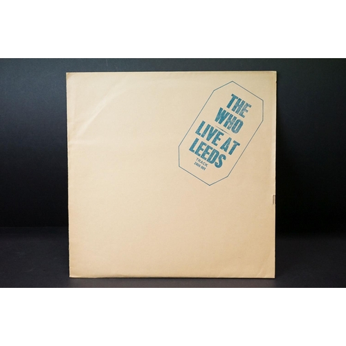 18 - Vinyl - 5 The Who LPs to include Live At Leeds (blue lettering) small tears to opening of sleeve oth... 