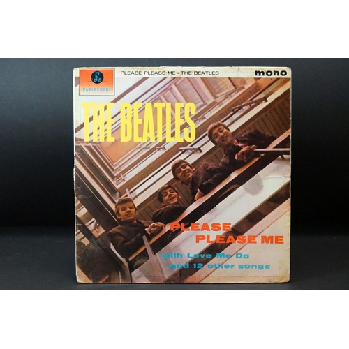 2 - Vinyl - The Beatles Please Please Me on Parlophone PMC 1202 mono with black and gold label, Dick Jam... 