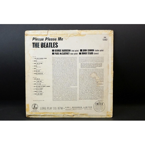 2 - Vinyl - The Beatles Please Please Me on Parlophone PMC 1202 mono with black and gold label, Dick Jam... 