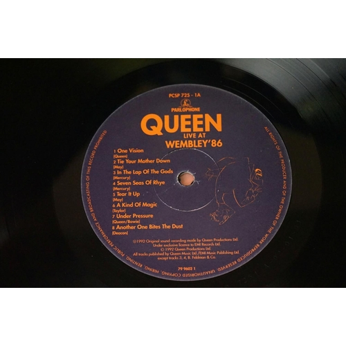 20 - Vinyl - 2 Queen LPs to include Innuendo PCSD 115 sleeve Vg+ vinyl Ex, and Live At Wembley 86 PCSP 72... 