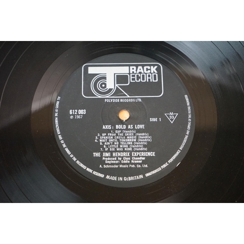 22 - Vinyl - The Jimi Hendrix Experience - Axis Bold As Love (1967, UK 1st pressing mono, Track Records, ... 