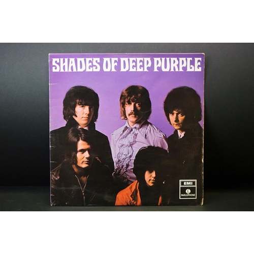 23 - Vinyl - Deep Purple - Shades Of Deep Purple (1968 UK 1st stereo pressing, yellow Parlophone labels, ... 