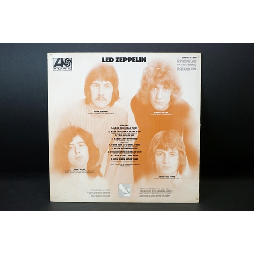 26 - Vinyl - Led Zeppelin - Led Zeppelin (original UK 1st pressing, turquoise lettering fully laminated p... 