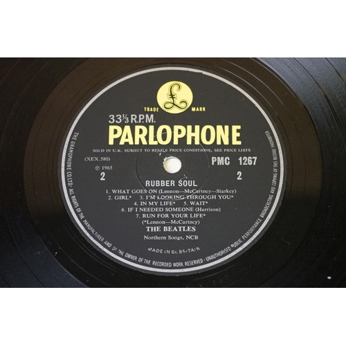 3 - Vinyl - The Beatles Rubber Soul (PMC 1267) mono.  The Gramophone Co Ltd and Sold In The UK to label.... 