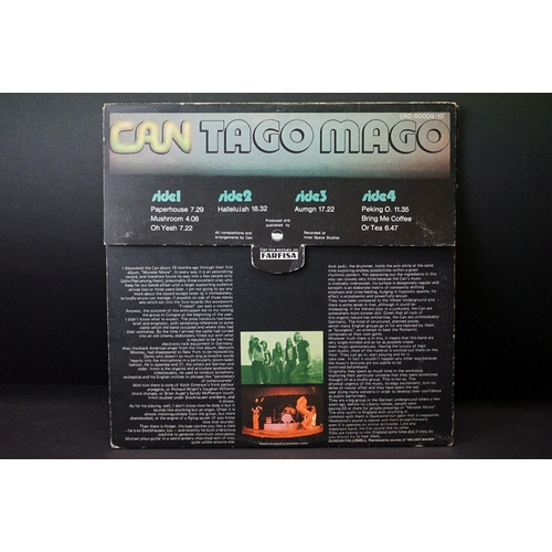 34 - Vinyl -  Can - Tago Mago  (UK 1971 1st pressing album, United Artists records, UAD 60009/10) texture... 