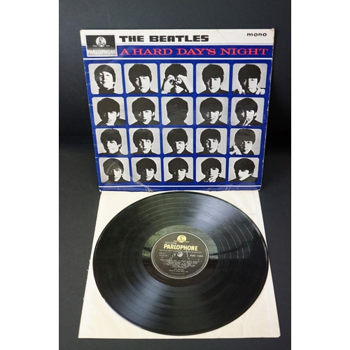 40 - Vinyl - 2 The Beatles LPs to include A Hard Days Night (PMC 1230) sleeve Vg/vinyl G, and 1967-1970 d... 