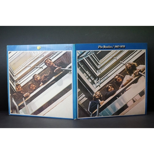 40 - Vinyl - 2 The Beatles LPs to include A Hard Days Night (PMC 1230) sleeve Vg/vinyl G, and 1967-1970 d... 