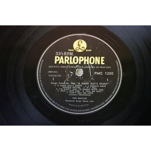 40 - Vinyl - 2 The Beatles LPs to include A Hard Days Night (PMC 1230) sleeve Vg/vinyl G, and 1967-1970 d... 