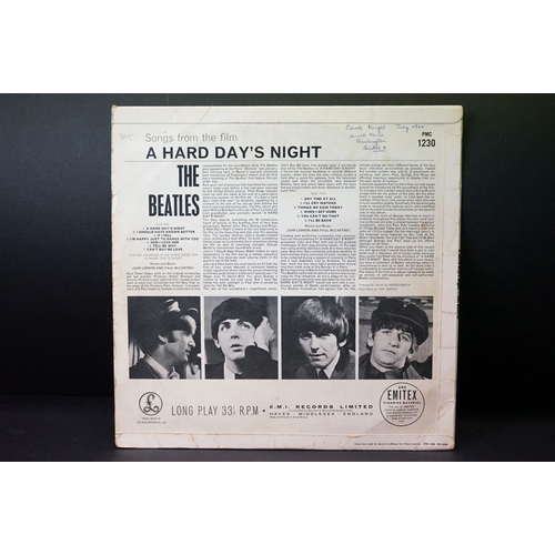 40 - Vinyl - 2 The Beatles LPs to include A Hard Days Night (PMC 1230) sleeve Vg/vinyl G, and 1967-1970 d... 