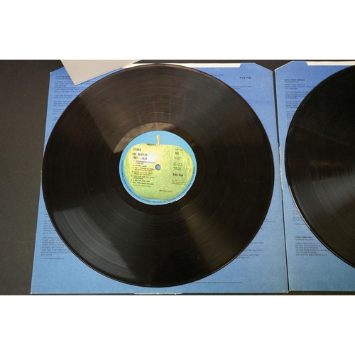 40 - Vinyl - 2 The Beatles LPs to include A Hard Days Night (PMC 1230) sleeve Vg/vinyl G, and 1967-1970 d... 