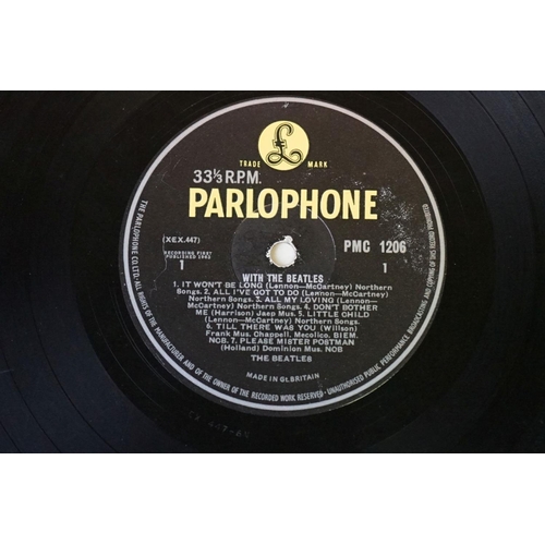 78 - Vinyl - 8 The Beatles LPs to include With The Beatles (PMC 1206), For Sale (PMC 1240) Help! x 2 (PMC... 