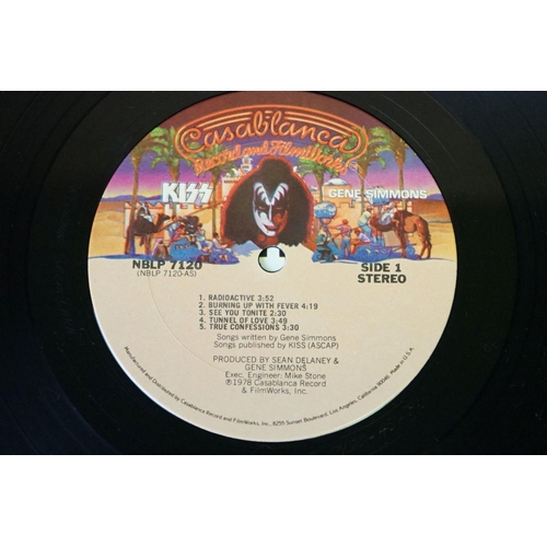 80 - Vinyl - 4 KISS member LPs to include 1978 Ace Frehley, Gene Simmons, Peter Criss, Paul Stanley.  Pos... 