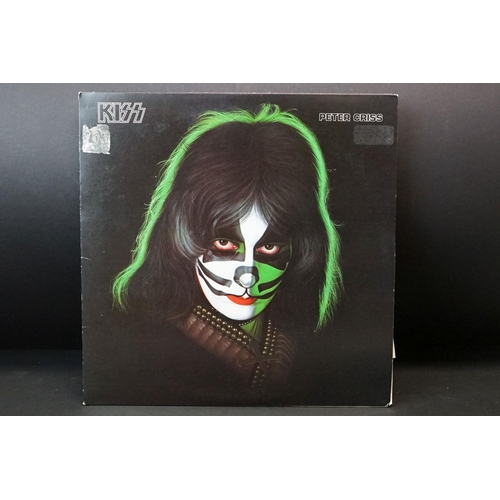 80 - Vinyl - 4 KISS member LPs to include 1978 Ace Frehley, Gene Simmons, Peter Criss, Paul Stanley.  Pos... 