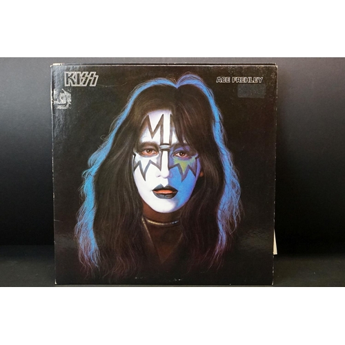 80 - Vinyl - 4 KISS member LPs to include 1978 Ace Frehley, Gene Simmons, Peter Criss, Paul Stanley.  Pos... 