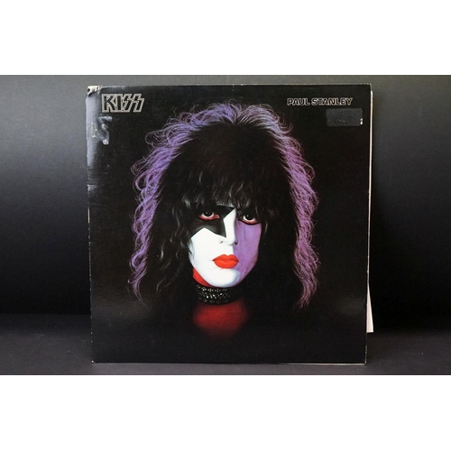 80 - Vinyl - 4 KISS member LPs to include 1978 Ace Frehley, Gene Simmons, Peter Criss, Paul Stanley.  Pos... 