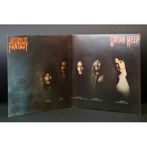 89 - Vinyl - 7 Uriah Heep LPs to include Very Eavy (ILPS 9142) bronze label, Salisbury (ILPS 9152) bronze... 