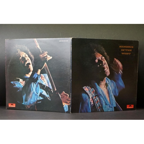 92 - Vinyl - 7 Jimi Hendrix LPs to include Rainbow Bridge (soundtrack), Smash Hits, Isle Of Wight, Band O... 