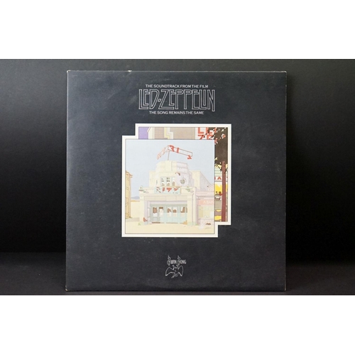 93 - Vinyl - 5 Led Zeppelin LPs to include Two (K40037) green & orange labels, Three (K50002) green & ora... 