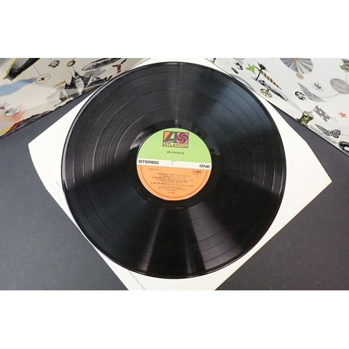 93 - Vinyl - 5 Led Zeppelin LPs to include Two (K40037) green & orange labels, Three (K50002) green & ora... 