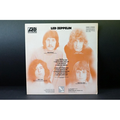 94 - Vinyl - 5 Led Zeppelin LPs to include One (K40031) green and orange labels, Two (588198) plum labels... 