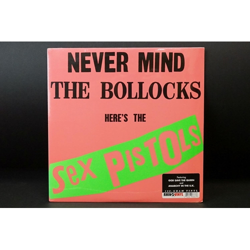 96 - Vinyl - 3 Copies of Sex Pistols Never Mind... to include 2007 30th anniversary reissue, has 2cm loss... 