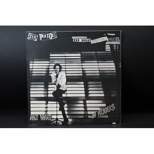 98 - Vinyl - Two rare Sex Pistols LPs to include The Very Best Of The Sex Pistols And We Don't Care (Colu... 