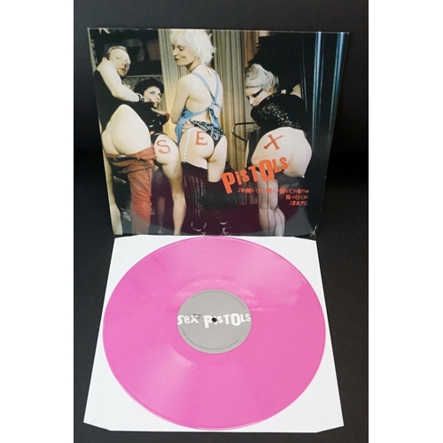 99 - Vinyl - Two copies of Sex Pistols Screen On The Green to include white label test pressing on pink v... 