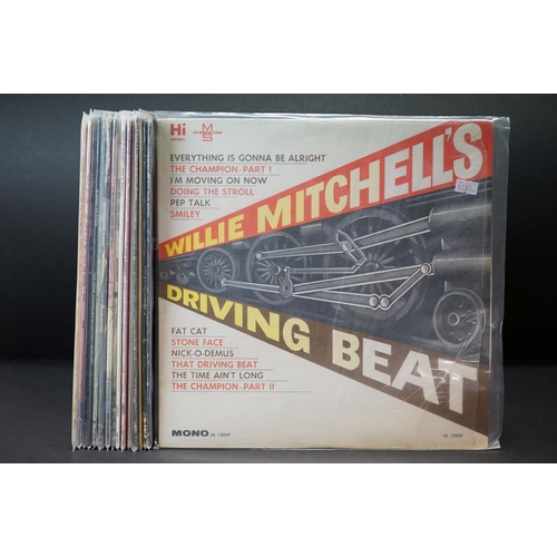 123 - Vinyl - 16 original, mainly USA pressings 1960s Soul albums, to include: Willie Mitchell – Willie Mi... 