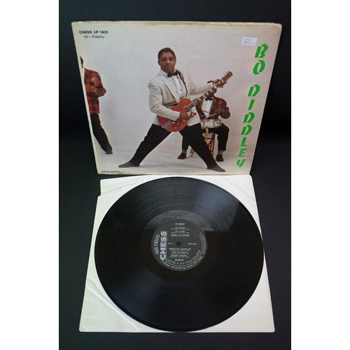 136 - Vinyl - 5 rock n roll US press albums to include Bo Diddley Go Bo Diddley (Checker LP1436) Vg/Vg+, B... 